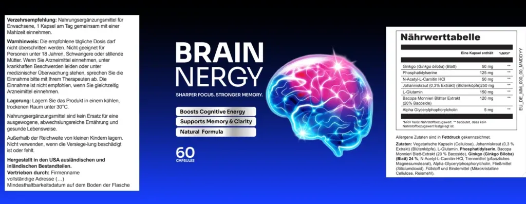 Brainergy Supplement Fact